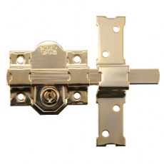 Cerrojo 301L/80 Llave/Llave B50 Dorado