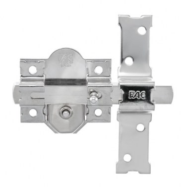 Cerrojo 301R/80 Llave/Botón B90 Níquel
