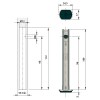 Nivelador Embutir Rekord 12 H96 mm