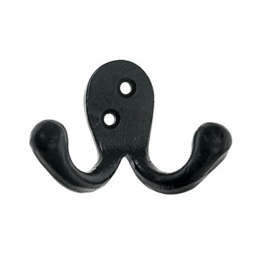 Varios forja - Colgador Doble 3043 Forja Negro
