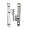 Pernios de H - Pernio Latón 100x55 mm Cromo Brillo Derecha