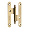Pernio Latón con Remate 80x50 mm Dorado Brillo Derecha