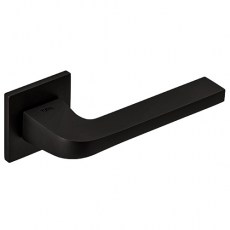 Manivelas con roseta - Juego Manivelas con Roseta Cuadrada 3097 5SQ Negro