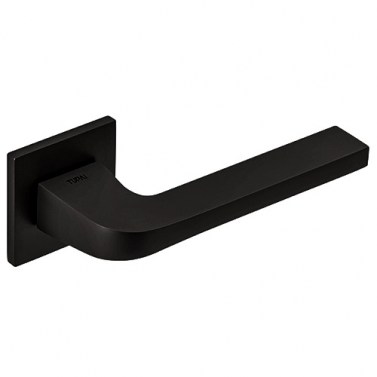 Manivelas con roseta - Juego Manivelas con Roseta Cuadrada 3097 5SQ Negro