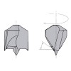 Consumibles para herramientas - Broca Ciega 310 HW D8x27 Izquierda
