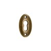 Bocallave Ovalado 35x20mm Cuero