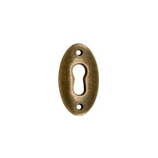 Bocallave Ovalado 35x20mm Cuero