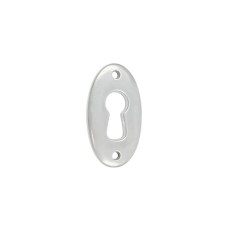 Bocallave Ovalado 35x20mm Cromo Brillo
