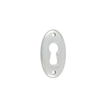 Bocallave Ovalado 35x20mm Cromo Brillo