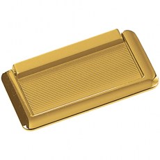 Tiradores mueble - Tirador Asa con Placa 325 Dorado Mate