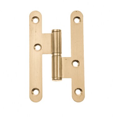 Pernio Hierro 100x58 mm Dorado Mate Izquierda
