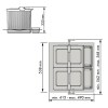 Cubo Basura Ecológico con Bandeja J 600F 320H