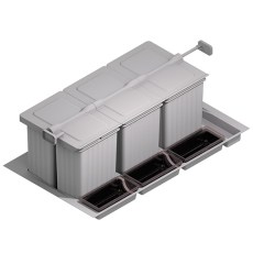Cubo Basura Ecológico con Bandeja J 900F 320H