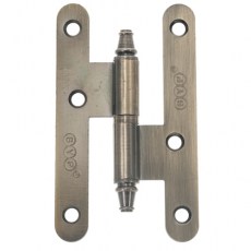 Pernios de H - Pernio Hierro con Remate 100x58 mm Cuero Derecha