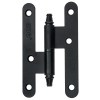 Bisagras y pernios de forja - Pernio Hierro con Remate 100x58 mm Negro Mate Derecha