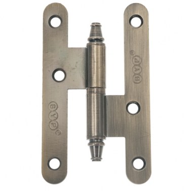 Pernios de H - Pernio Hierro con Remate 100x58 mm Cuero Izquierda