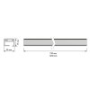 Interior cocina - Barra Rectangular Classic 750 mm para Accesorios Cocina