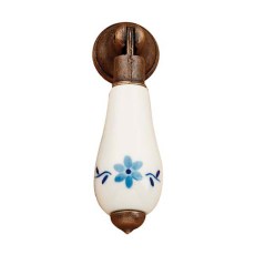 Asas y anillas mueble - Péndulo Porcelain 331 65mm Decoración Azul