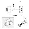 Mirilla Óptica Mod3 35-60 mm Cuero