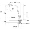 TEKA Grifo Cocina Caño Alto IC 915 W Blanco