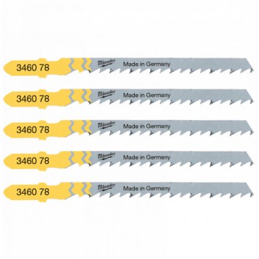Consumibles para herramientas - Hojas Segueta Corte Curvo 75x4 mm 5 unidades