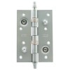 Bisagras de seguridad - Bisagra Seguridad 348 150x100 mm con Rodamientos y Remate Cromo Mate