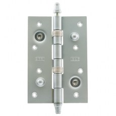 Bisagras de seguridad - Bisagra Seguridad 348 150x100 mm con Rodamientos y Remate Cromo Mate