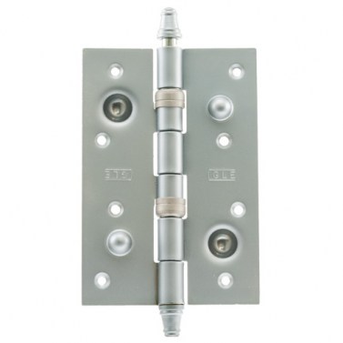 Bisagras de seguridad - Bisagra Seguridad 348 150x100 mm con Rodamientos y Remate Cromo Mate