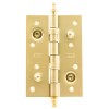Bisagras de seguridad - Bisagra Seguridad 348 150x100 mm con Rodamientos y Remate Dorado