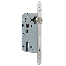 Cerradura 349 con Picaporte Silencioso Sin Cilindro E50 mm 72 mm Inox