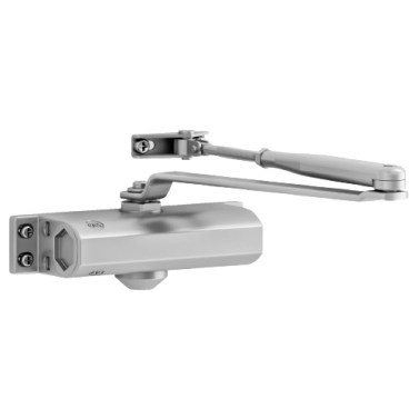 Cierrapuerta 3500 Fuerza 2-3-4 Brazo Articulado Plata