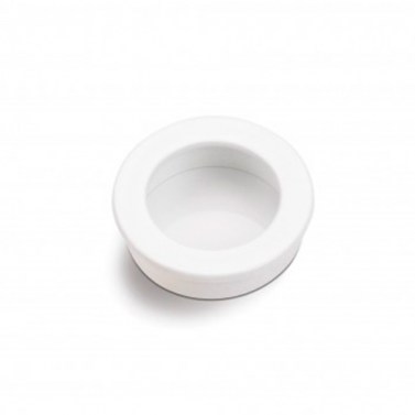 Tirador Embutir Stylus 351 Ø40 mm Blanco
