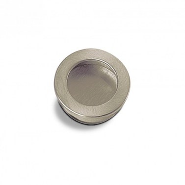 Tirador Embutir Stylus 351 Ø40 mm Níquel Cepillado