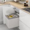 Cubos de basura - Cubo Basura Ecológico Extraíble F Beige