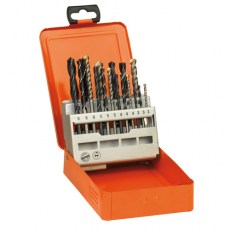 Consumibles para herramientas - Estuche 18 Brocas Hormigón, Metal y Madera