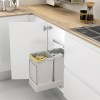 Cubos de basura - Cubo Basura Ecológico Extraíble D Beige