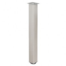 Pata Mesa Cuadrada 60 mm Níquel Satinado