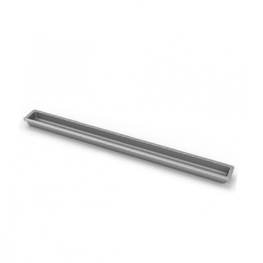 Tirador Embutir Slim 150x25 mm Níquel Cepillado