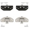 Juego Herrajes Puerta Corredera Castor 45 Kg