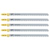 Consumibles para herramientas - Hojas Segueta Corte Rápido Madera 155x4 mm 5 unidades