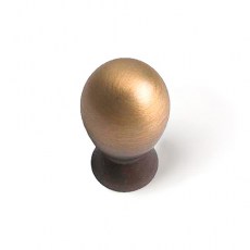Pomos mueble - Pomo Zamak 35 15mm Cuero Cepillado