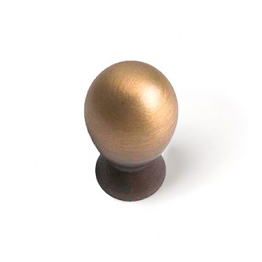 Pomos mueble - Pomo Zamak 35 15mm Cuero Cepillado