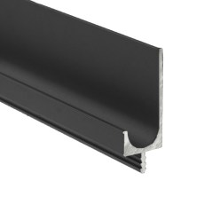 Tirador Uñero Corrido 35x16 mm 3 Metros Negro Mate
