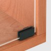 Bisagras Varias - Juego Bisagras 34 mm para Puerta Cristal Negro