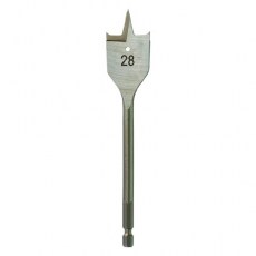 Consumibles para herramientas - Broca Pala Tres Puntas 28 mm