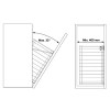 Interior cocina - Tolva Ropa Abatible Classic M40