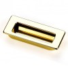 Tirador Embutir Inlay 3702 Dorado Brillo
