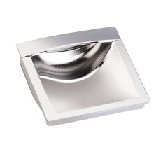 Tirador Embutir Scene 371 80x80 mm Cromo Brillo