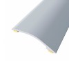 Cubre Cerámicas Adhesivo 372 Aluminio 90 cm Plata Mate