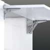 Pistones y elevadores puerta - Herraje Puerta Elevable Izquierda Níquel